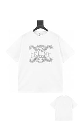 セリーヌスーパーコピーファッションプリント半袖シャツ