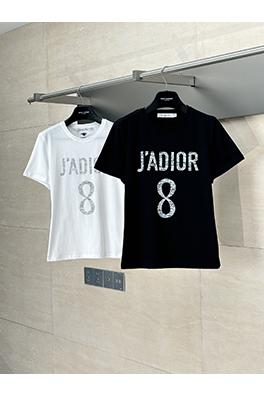 ディオールスーパーコピー 新しいクラシックな8文字プリントラウンドネック半袖Tシャツ