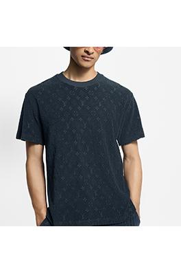 ルイヴィトンスーパーコピー フルサイズモノグラムエンボス半袖Tシャツ