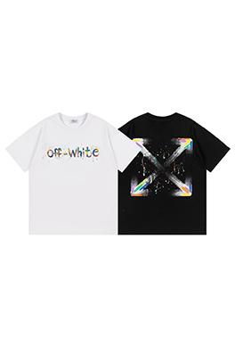 オフホワイト新しい半袖Tシャツ