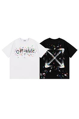 オフホワイトスーパーコピー新しいプリント半袖Tシャツ