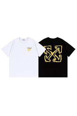 オフホワイトコピーゆったりとした半袖Tシャツ