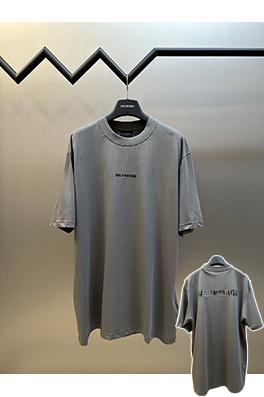 バレンシアガ 新しい配色のアルファベットプリント刺繍半袖Tシャツ