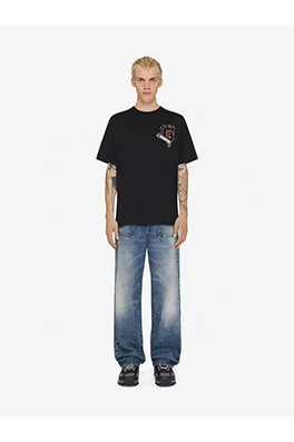 ジバンシイ 新しいCollegeラベリングTシャツ