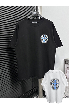 クロムハーツスタイリッシュなクルーネックTシャツ