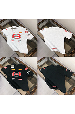 バレンシアガ25ssカップルラウンドネック半袖Tシャツ