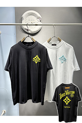 ルイヴィトン 刺繍Tシャツ