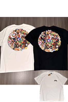 ステューシー ドールロゴ8号ボールプリント半袖Tシャツ
