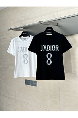 ディオールスーパーコピー 新しいクラシックな8文字プリントラウンドネック半袖Tシャツ