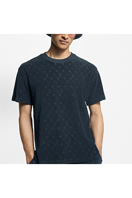 ルイヴィトンスーパーコピー フルサイズモノグラムエンボス半袖Tシャツ