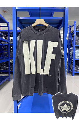 セント マイケルコピー klf ウォッシュ長袖Tシャツ 