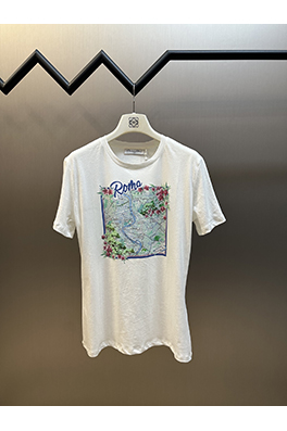 ディオールコピー レディース souvenir プリント半袖Tシャツ