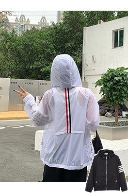 トムブラウンスーパーコピー 新しい通気性フード付き日焼け止め服