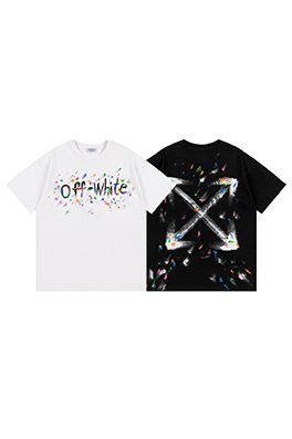 オフホワイトスーパーコピー新しいプリント半袖Tシャツ