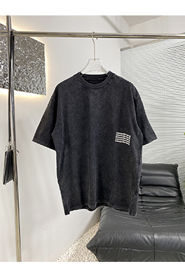 アレキサンダーワン クラシックな炒め色の半袖Tシャツ