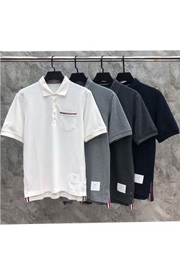 トムブラウンリボンロゴLOシャツ