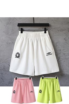バレンシアガスーパーコピー ユナイテッド刺繍コットンニットショーツ