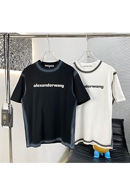 アレキサンダーワンコピー 新しい文字立体インクジェットデザイン半袖Tシャツ