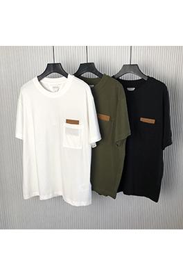 ボッテガヴェネタ 新しいコットンニット半袖Tシャツ