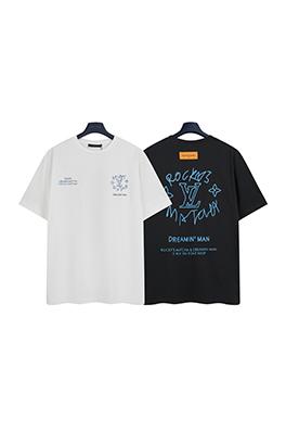 ルイヴィトン コーヒーコラボプリント半袖Tシャツ