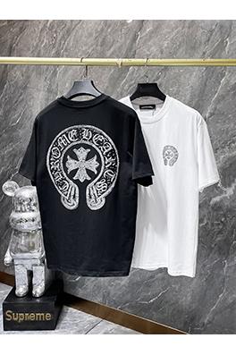 クロムハーツ レトロな高級感のある磨かれた半袖Tシャツ
