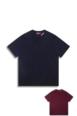グッチ 新しい襟のロゴが埋め込まれたニット半袖Tシャツ