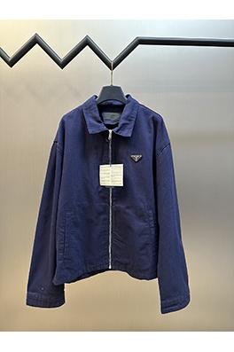 プラダ 三角マークの古いデニムジャケット
