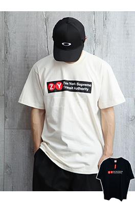 SUPREME X ZOO YORKコラボレーションSS25 TRANSIT TEEアメリカン半袖シャツ