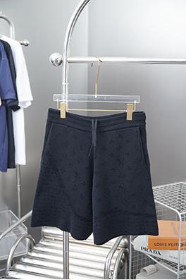 ルイヴィトン 新しい黒文字ジャカードニットパンツ
