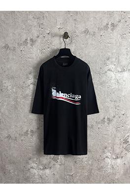 バレンシアガコピー Balenciaga 溶解コーラドットプリント半袖Tシャツ