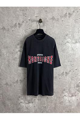 バレンシアガ Balenciaga montaigne ファッションウォッシュ半袖Tシャツ