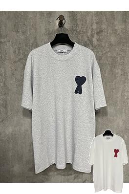 アミ バレンタイン限定の重い半袖Tシャツ