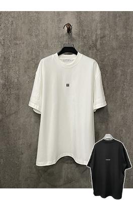 ジバンシイコピー クラシックなフロントとリアのロゴアルファベットプリント半袖Tシャツ