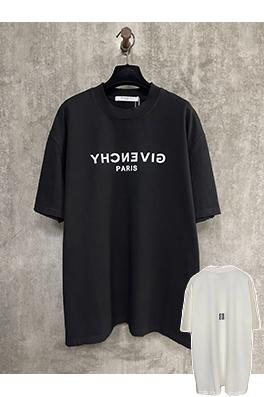ジバンシイ クラシックロゴアルファベットプリント半袖Tシャツ