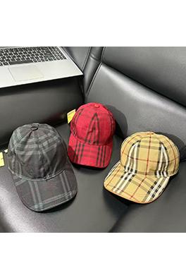 バーバリーコピー オリジナルのクラシックなグリッドベースボールキャップ