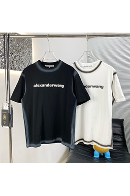 アレキサンダーワンコピー 新しい文字立体インクジェットデザイン半袖Tシャツ