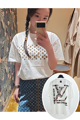ルイヴィトン NIGO コラボスマイリープリント半袖Tシャツ