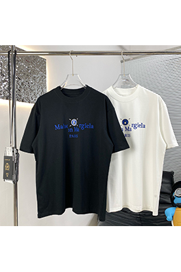 マルタンマルジェラ 新しいロゴプリント半袖Tシャツ