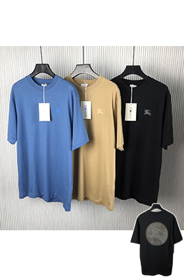 バーバリー 新しい馬術騎士バッジ綿半袖Tシャツ