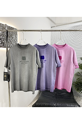 アクネストゥディオズ 新しい炒め色の古い半袖Tシャツ