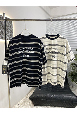 アクネストゥディオズ コピー新しいストライプの半袖Tシャツ