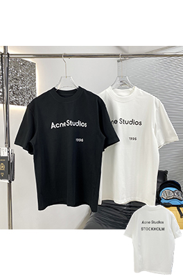 アクネストゥディオズ 新しい前後プリント半袖Tシャツ