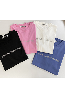 アレキサンダーワンスーパーコピー ファッションホットドリル半袖Tシャツ