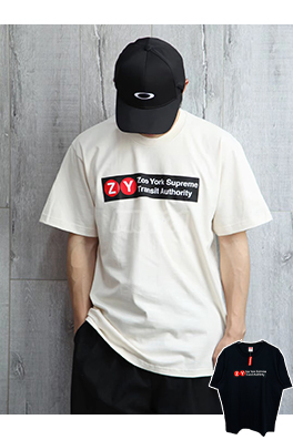 SUPREME X ZOO YORKコラボレーションSS25 TRANSIT TEEアメリカン半袖シャツ