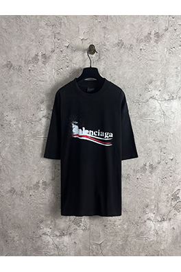 バレンシアガコピー Balenciaga 溶解コーラドットプリント半袖Tシャツ