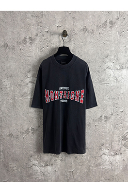 バレンシアガ Balenciaga montaigne ファッションウォッシュ半袖Tシャツ