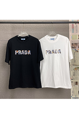 プラダスーパーコピー 新しいメンズカジュアル半袖Tシャツ