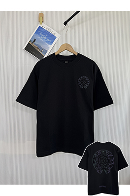 クロムハーツクロスプリントパールコンパス半袖Tシャツ