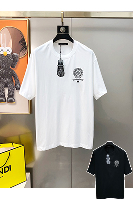 クロムハーツメンズクルーネック半袖Tシャツ