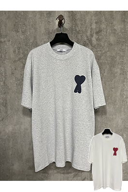 アミ バレンタイン限定の重い半袖Tシャツ